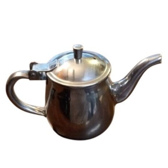 Vintage Vollrath 18-8 Stainless steel 8oz Single Serve Tea Coffee Gooseneck pot - Picture 1 of 8